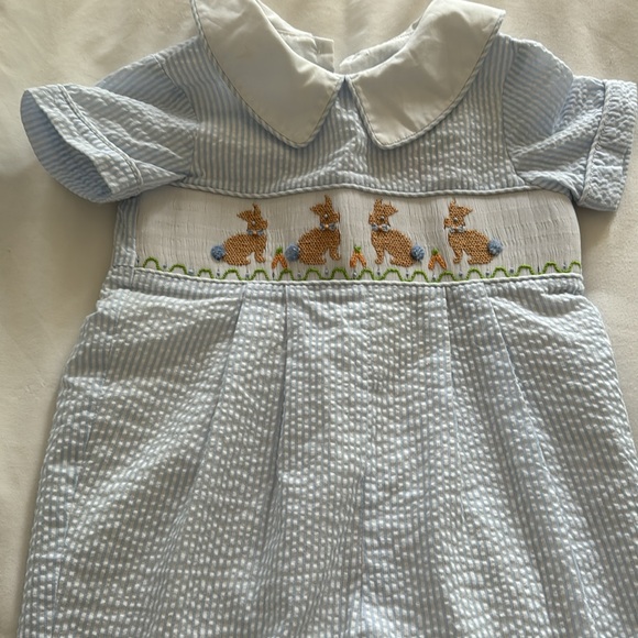Shrimp & Grits kids romper - Picture 3 of 7